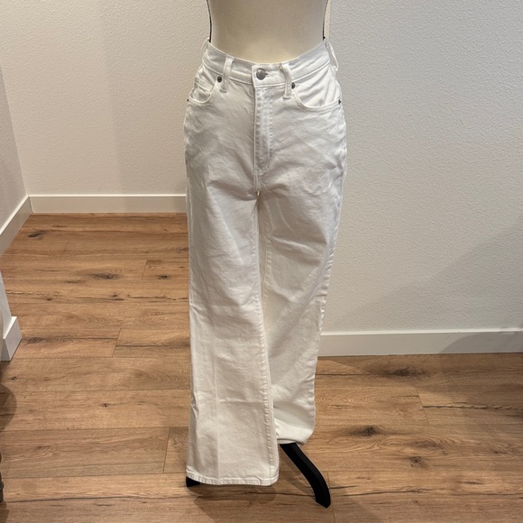 Universal Thread Denim - High waisted white denim Flare Jeans